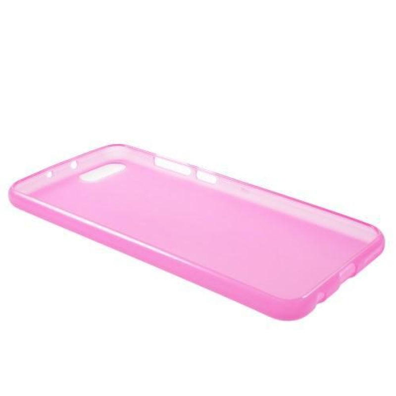 Dupla matt zselés tok a Honor View 10 készülékhez - rózsaszínű