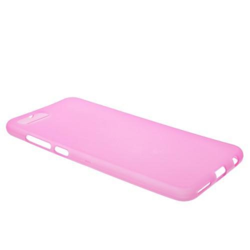 Dupla matt zselés tok a Honor View 10 készülékhez - rózsaszínű