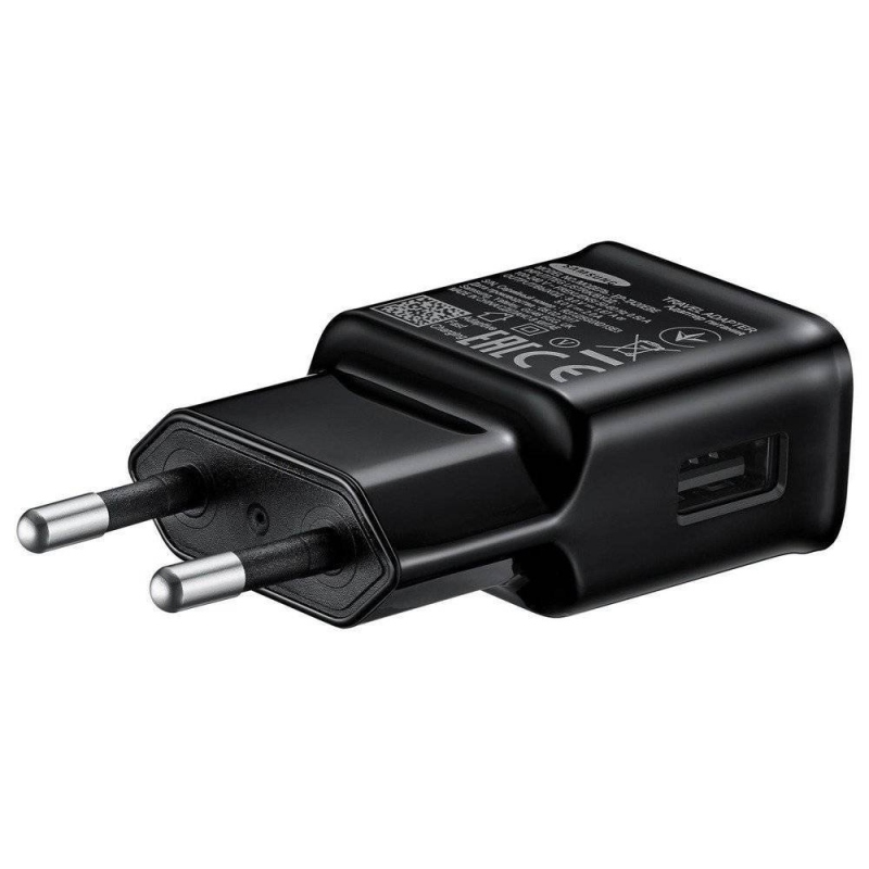 EP-TA200EBE Samsung USB-A 15W-os utazási töltő fekete (OOB Bulk)