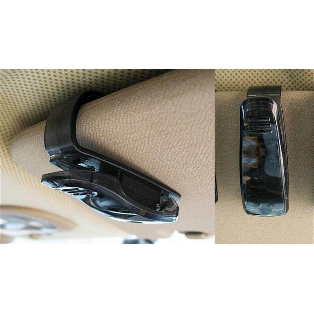 Multifunkcionális autós napellenző szemüvegtartó klipszel