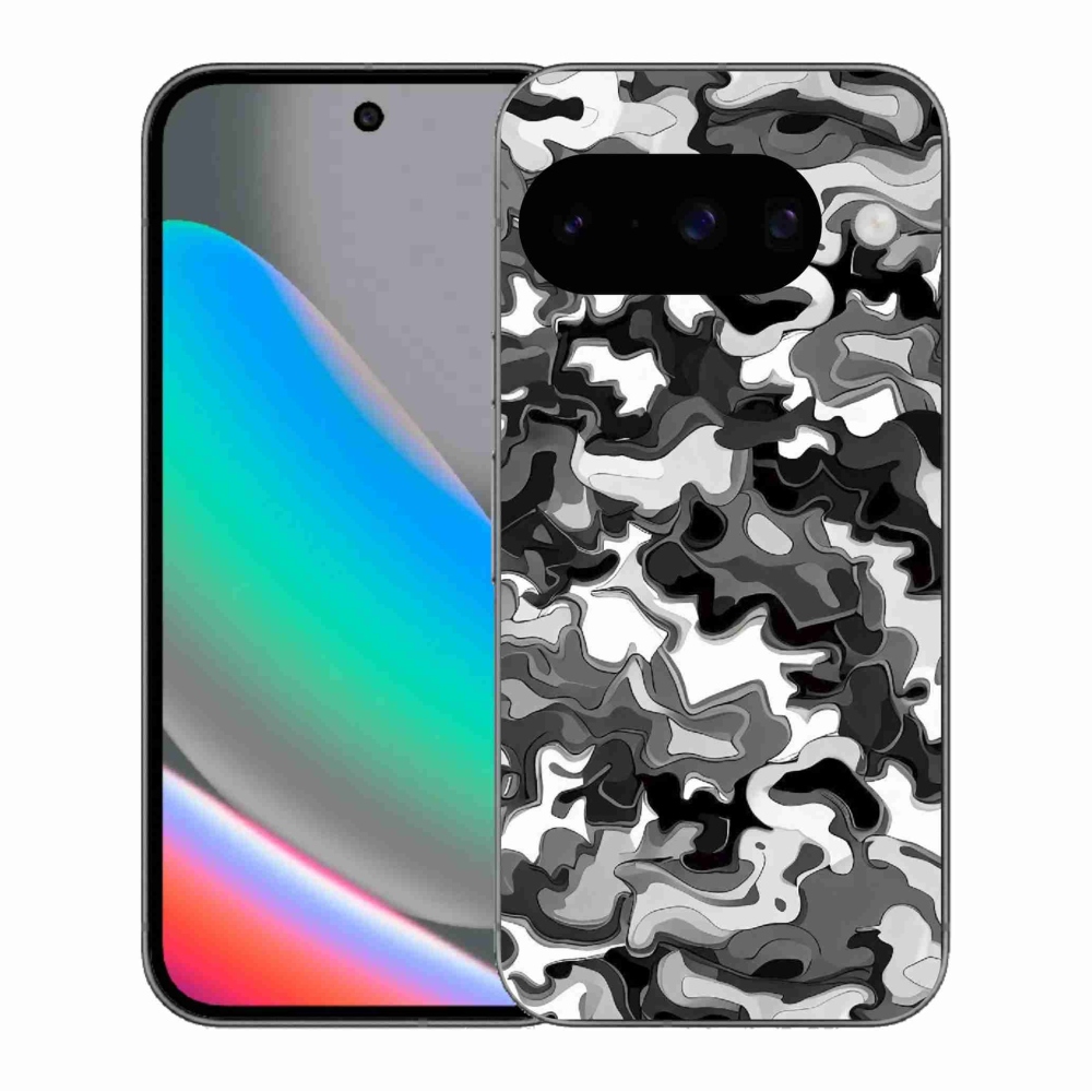 Zselés borítás mmCase a Google Pixel 10 készülékhez - terepszínű minta 3