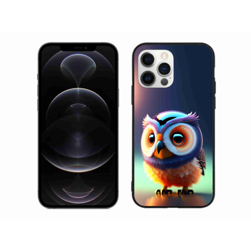 Zselés borítás mmCase iPhone 12 Pro Max készülékhez - bagoly