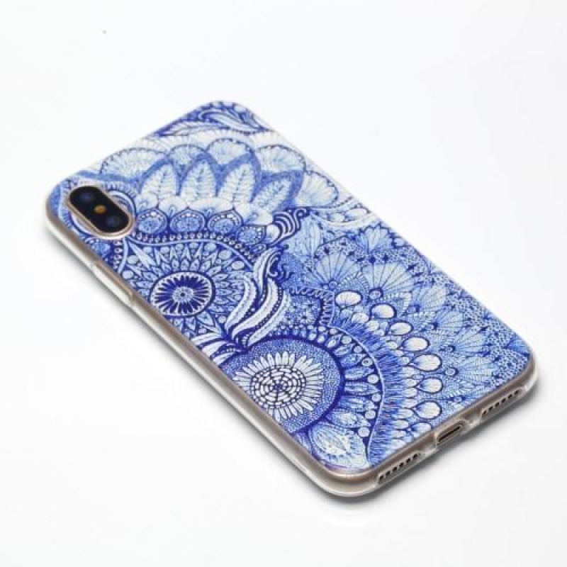 Rajzgél tok iPhone X készülékhez - mandala