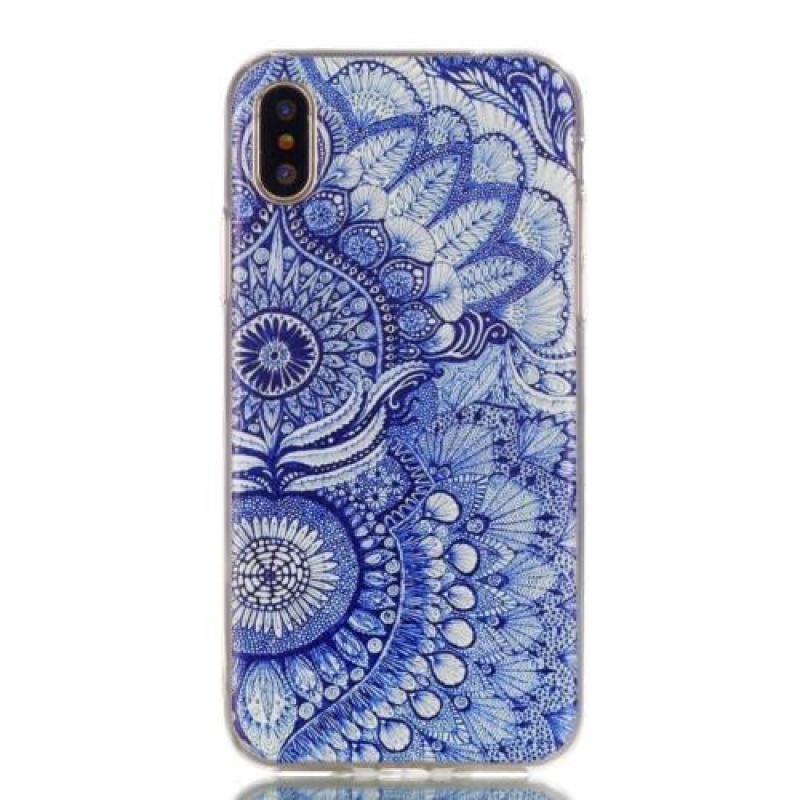 Rajzgél tok iPhone X készülékhez - mandala