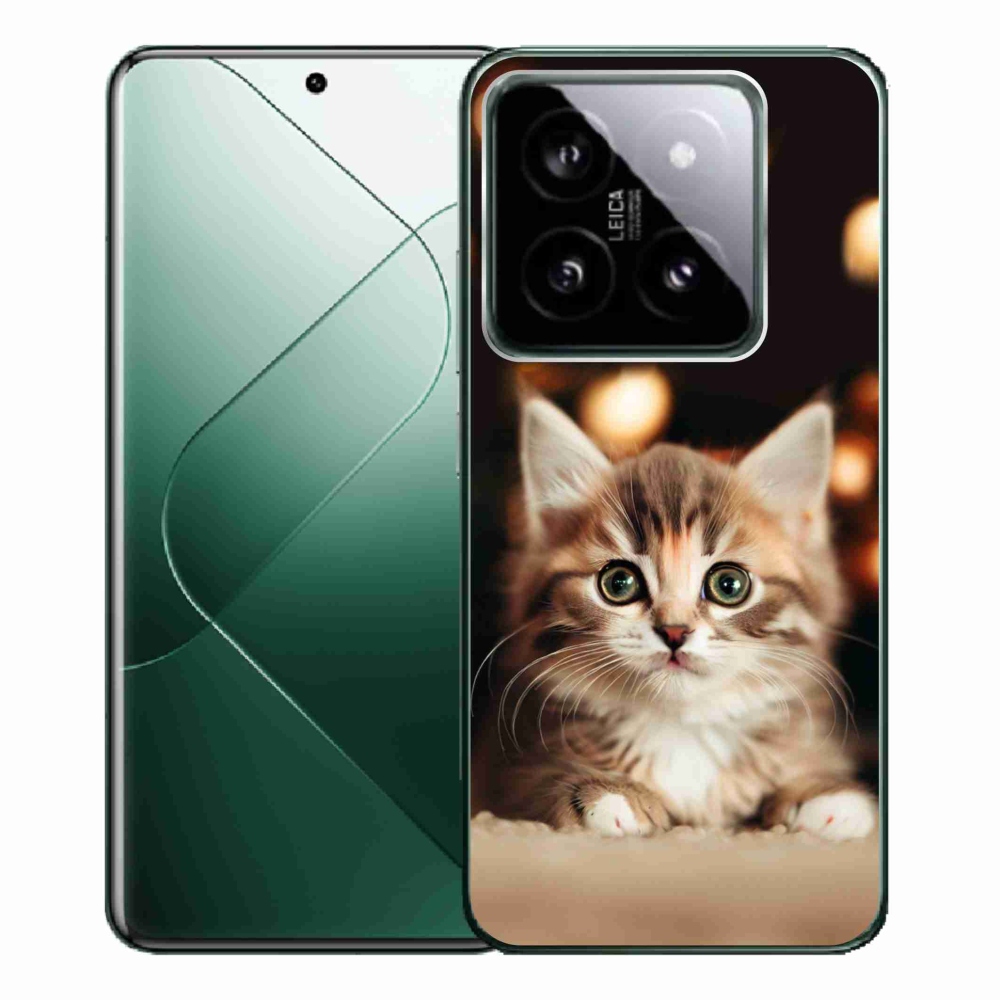 Gél borítás mmCase a Xiaomi 14 Pro-hoz - aranyos cica 2