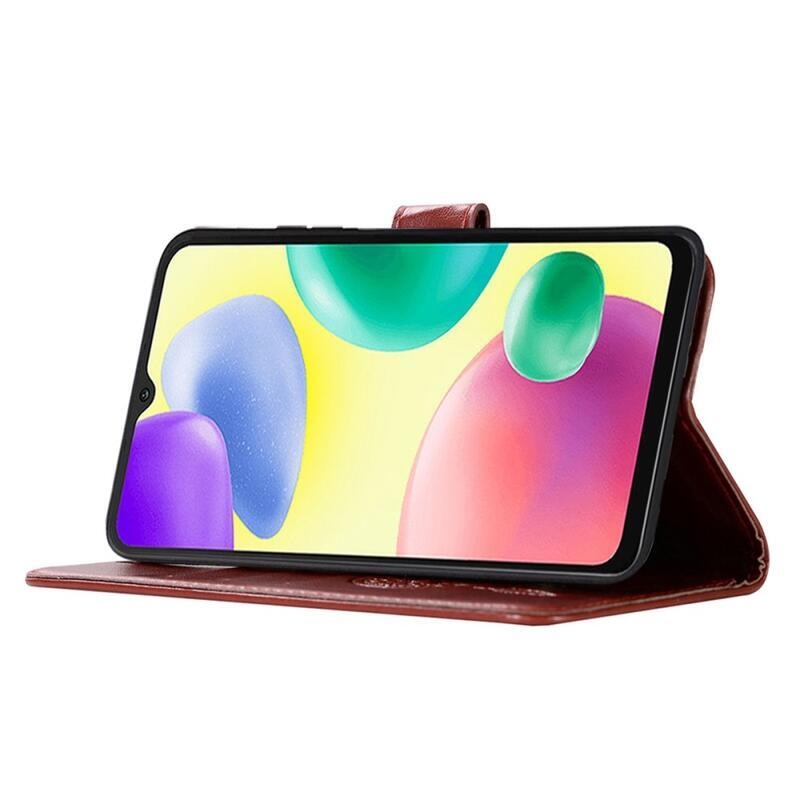 Álom könyv tok Xiaomi Redmi 10A - barna színben