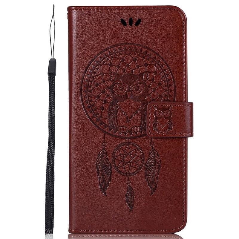 Álom könyv tok Xiaomi Redmi 10A - barna színben