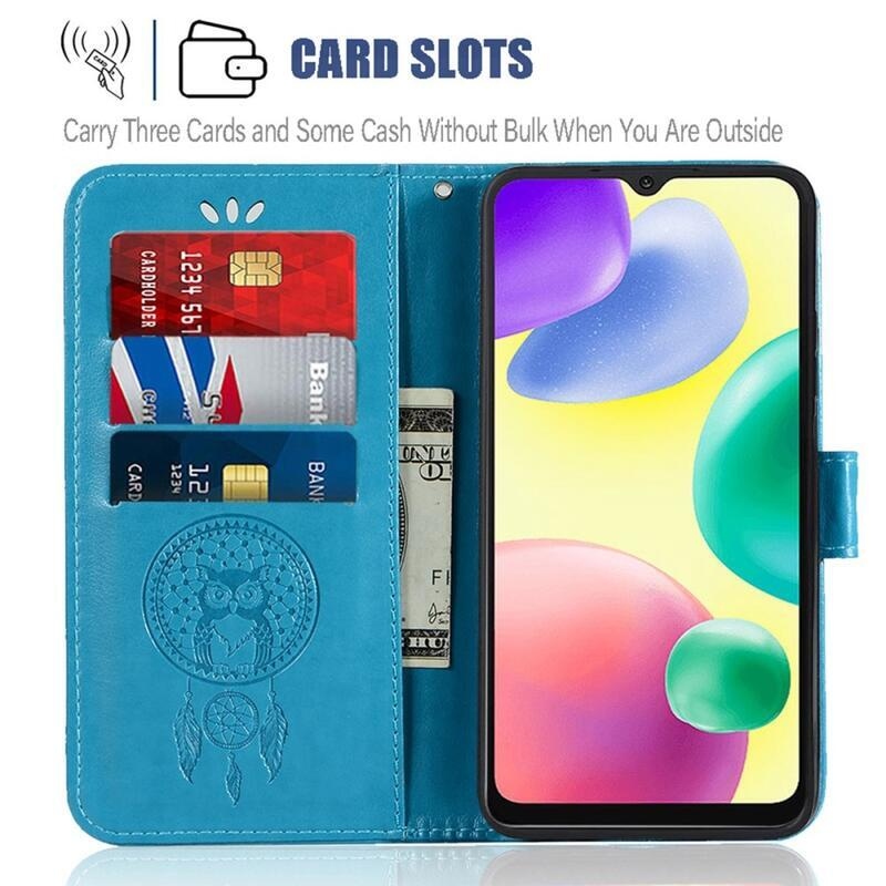 Álomkönyv tok Xiaomi Redmi 10A - kék