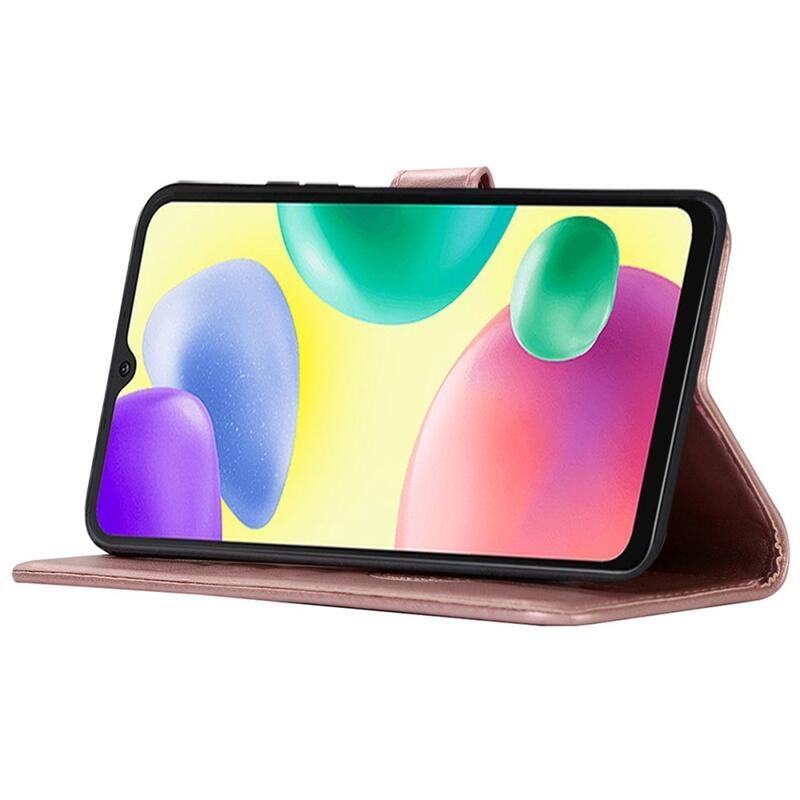 Álom könyv tok Xiaomi Redmi 10A - rózsaarany