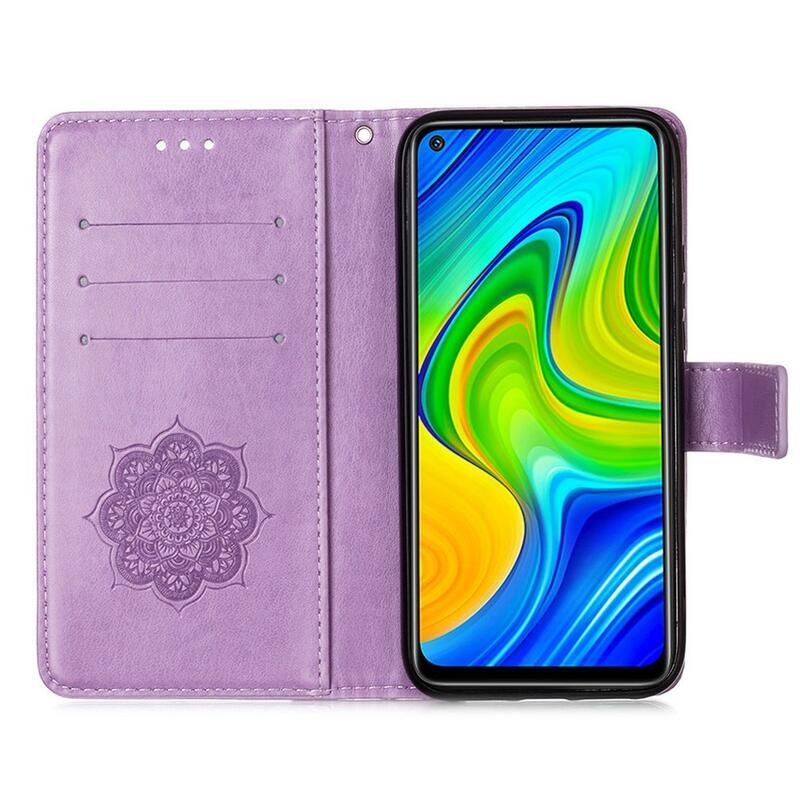 Álom PU bőr pénztárca tok Xiaomi Mi 11 - lila