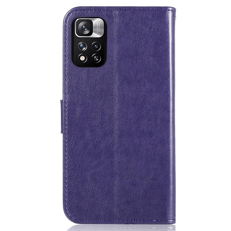Álom PU bőr pénztárca tok Xiaomi Redmi Note 11 Pro+ 5G - lila
