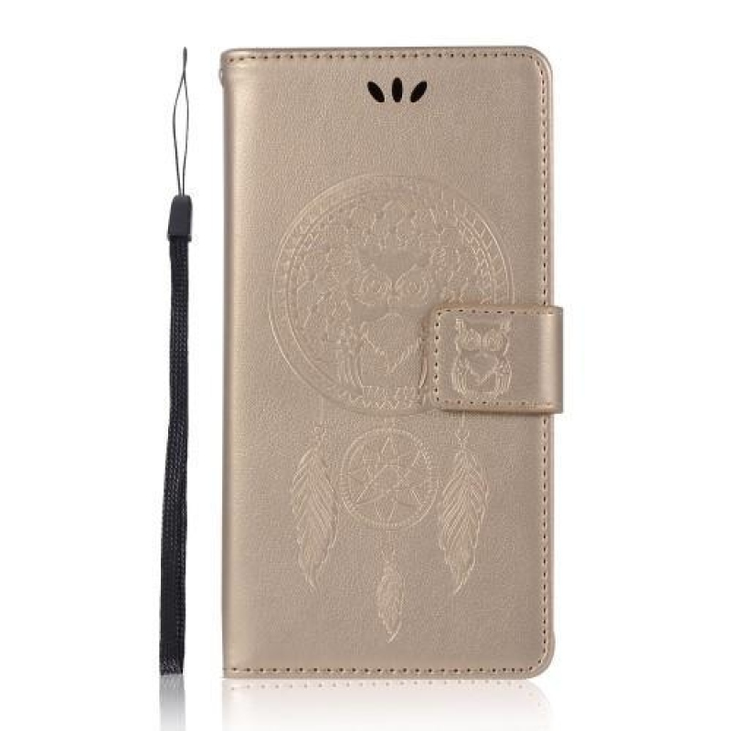 Dream PU bőr tok Nokia 8.1 készülékhez - arany színben