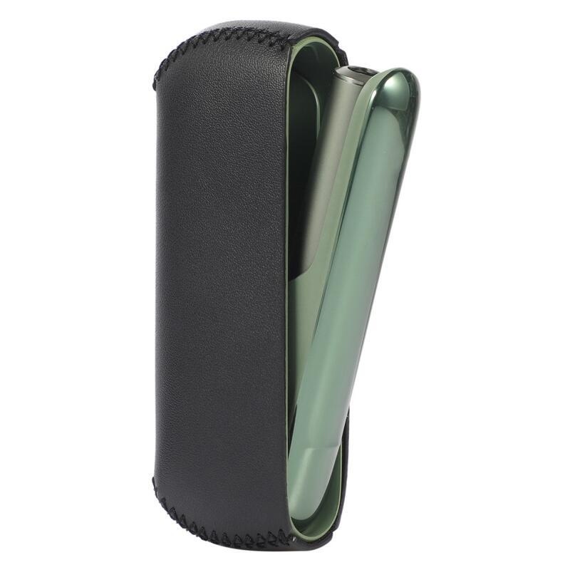 Műbőr tok IQOS ILUMA-hoz - fekete