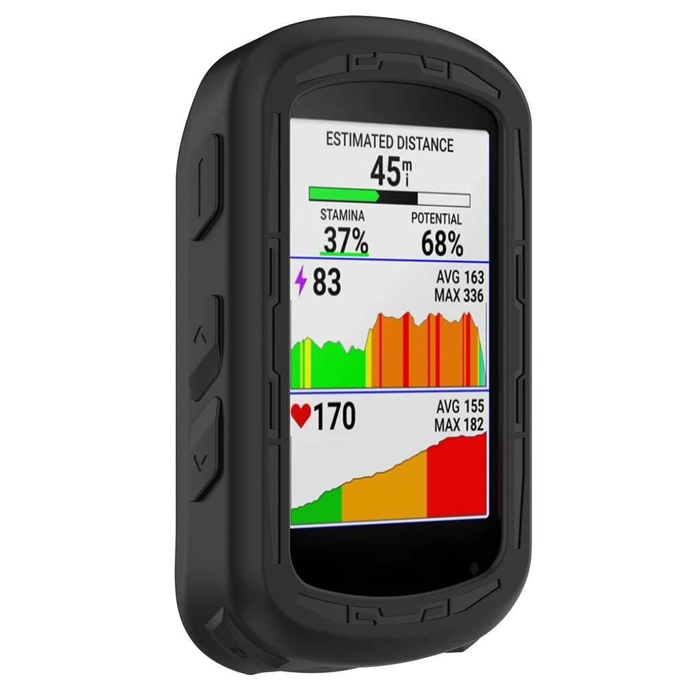 Szilikon tok Garmin Edge 840/540 GPS kerékpáros navigációhoz - fekete