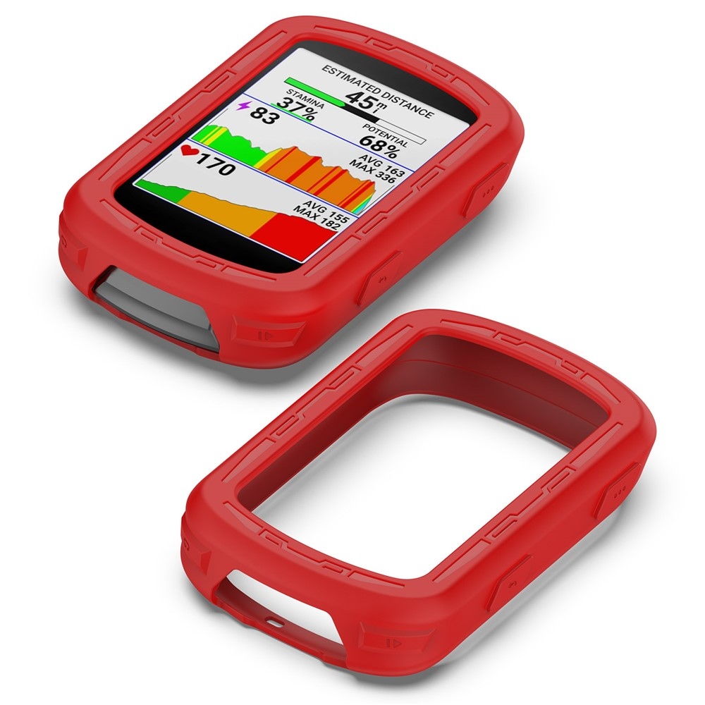 Szilikon tok Garmin Edge 840/540 GPS kerékpáros navigációhoz - piros