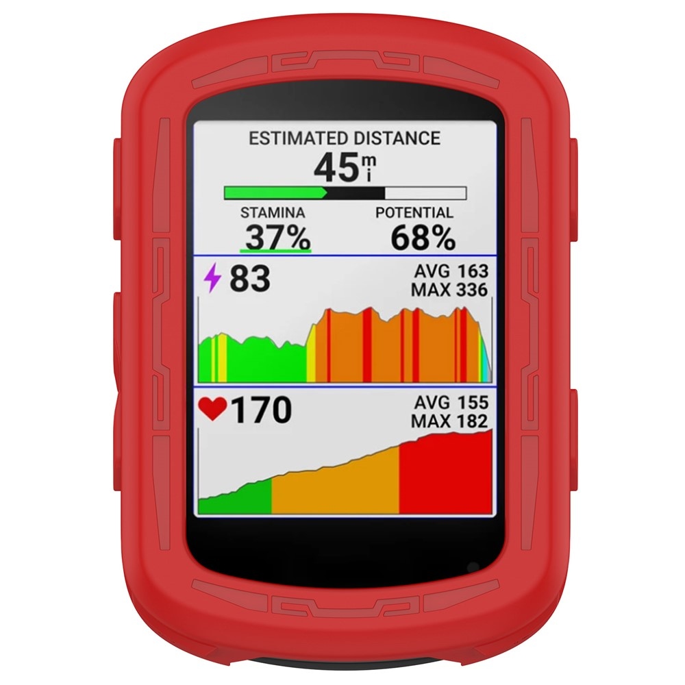 Szilikon tok Garmin Edge 840/540 GPS kerékpáros navigációhoz - piros