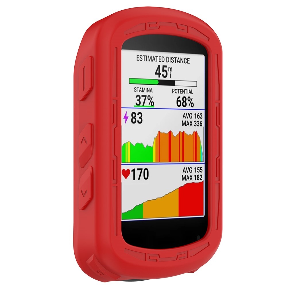 Szilikon tok Garmin Edge 840/540 GPS kerékpáros navigációhoz - piros
