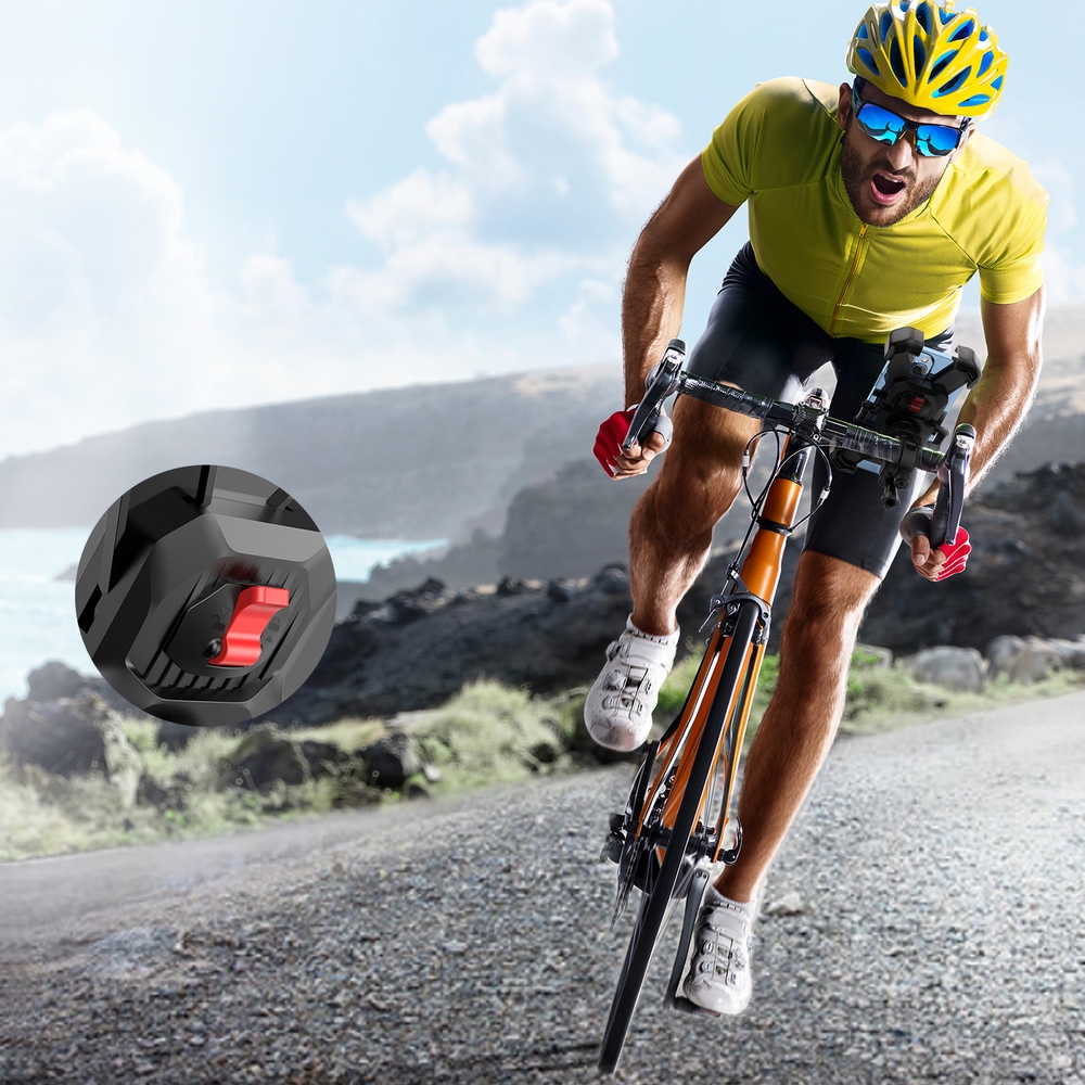 Joyroom JR-ZS288 kerékpáros telefontartó - fekete