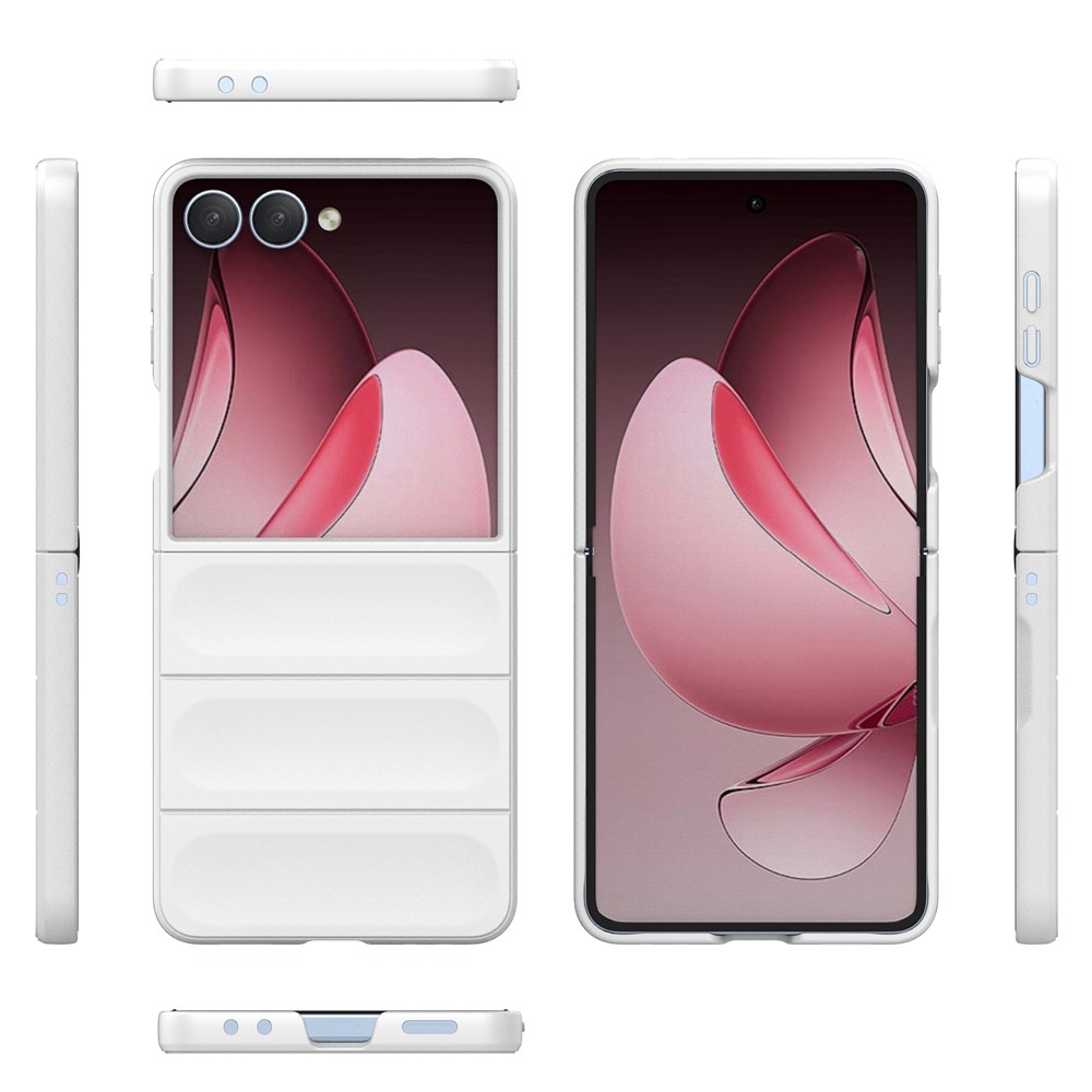 Rugg tartós zselés tok Samsung Galaxy Z Flip7 5G készülékhez - fehér