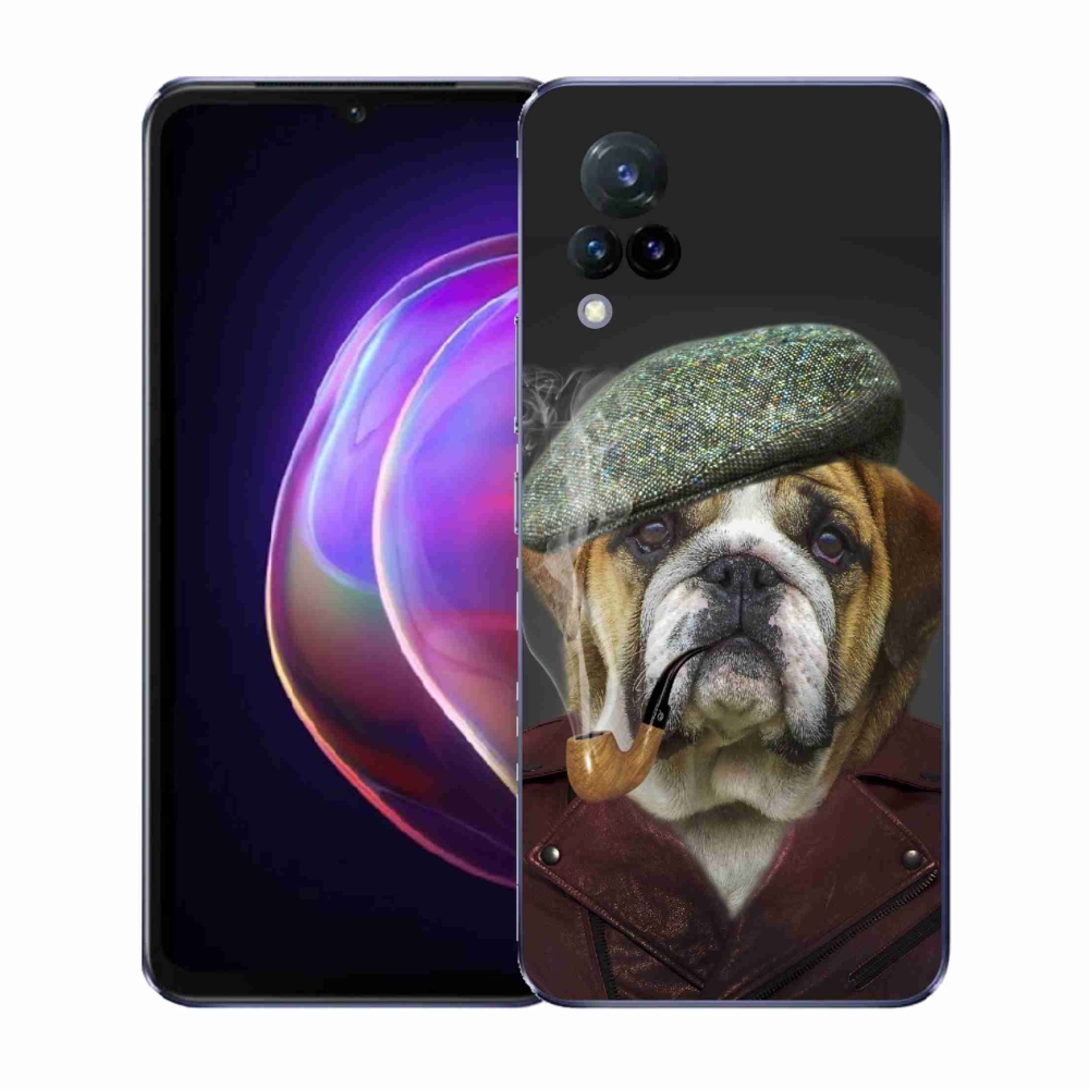 Zselés borítás mmCase a Vivo V21 4G/5G - kutya csővel