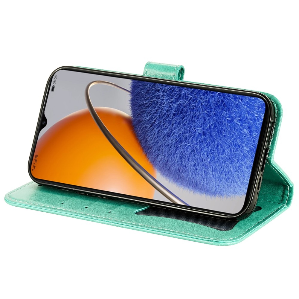 Mandala könyvtáska Huawei Nova Y61-hez - zöld