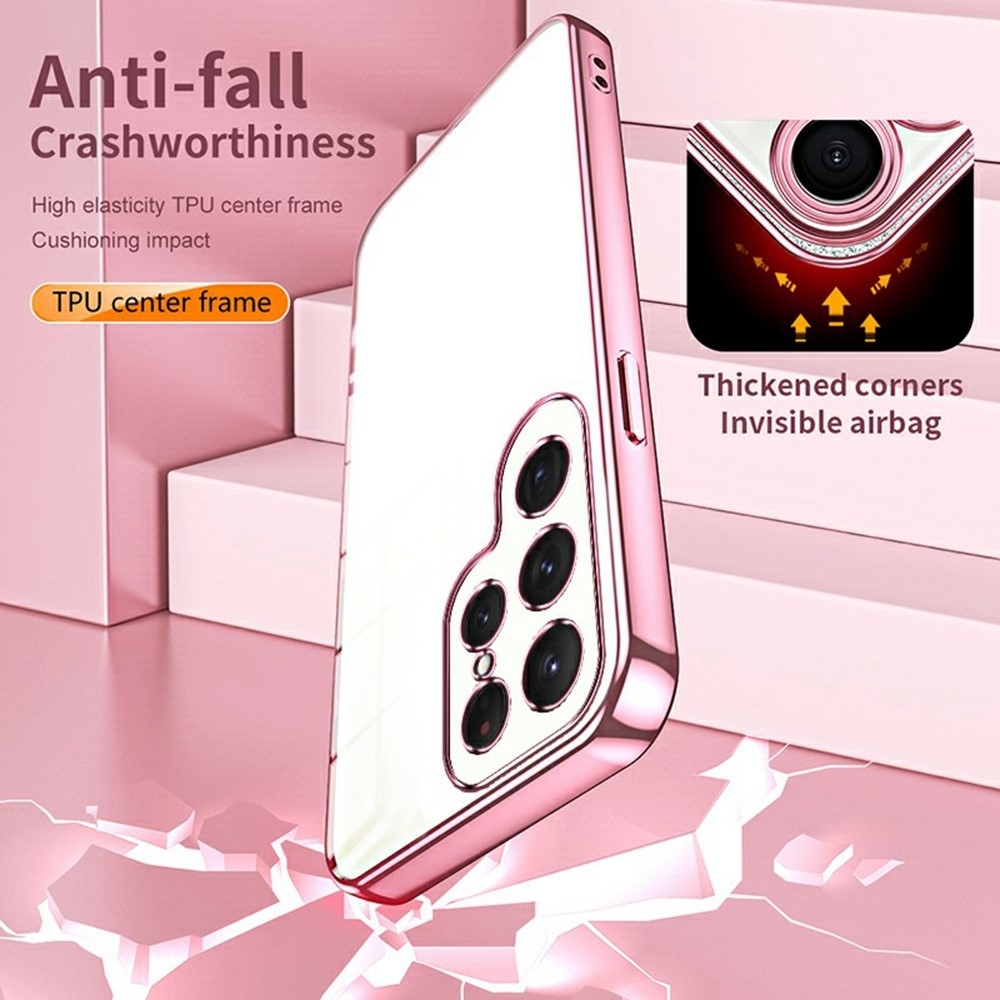 Elektro-gél tok Samsung Galaxy S25 Ultra készülékhez - rózsaszín