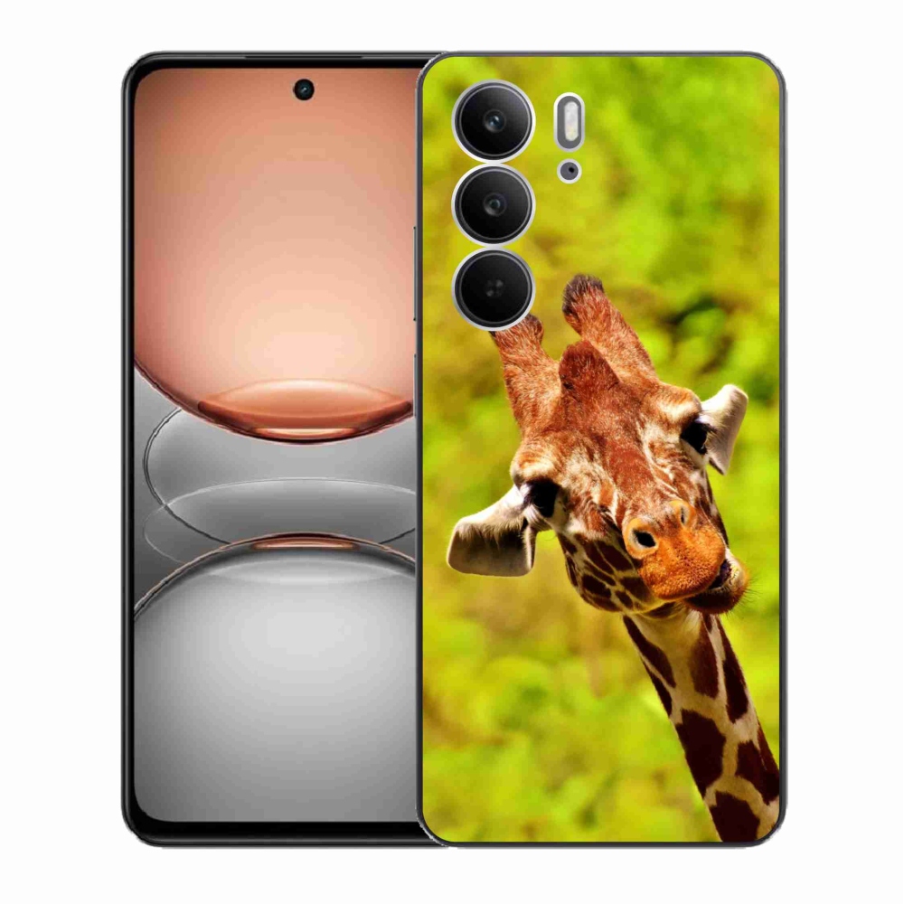 Gél borító mmCase a Realme C75 készülékhez - zsiráf
