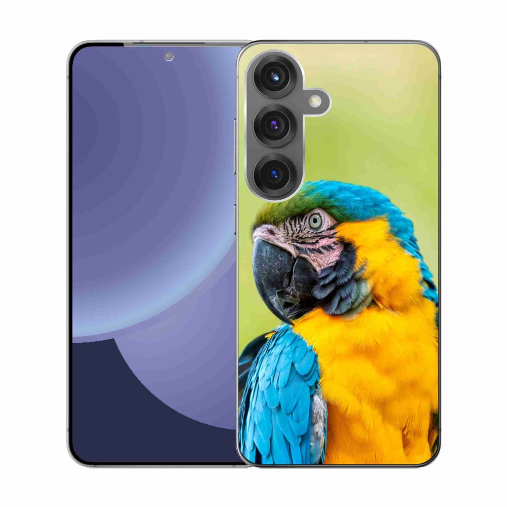 Gél borítás mmCase Samsung Galaxy S25 készülékhez - papagáj ara 2