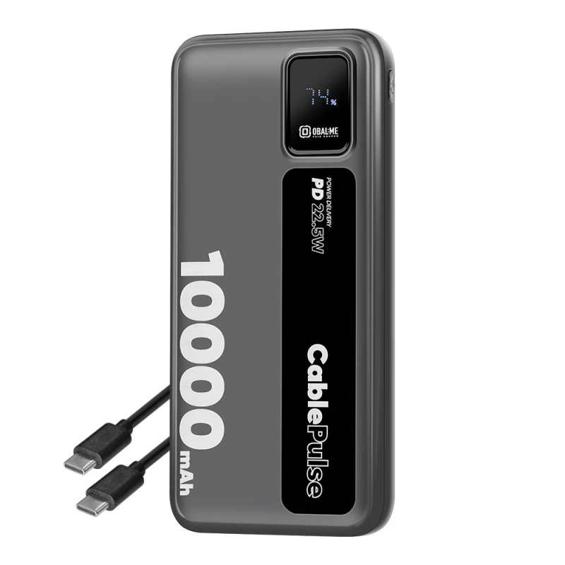 CSOMAGOLÁS: ME CablePulse Powerbank 10000mAh 22,5W Fekete