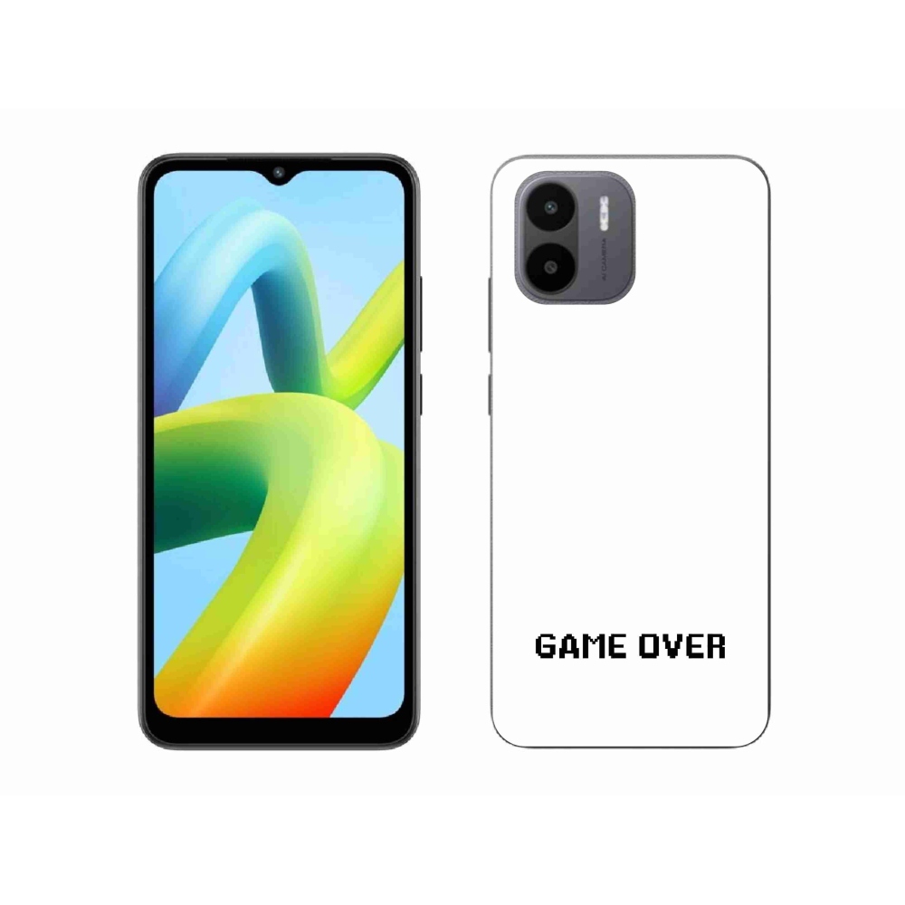 Gél borító mmCase a Xiaomi Redmi A1-hez - játék fehér háttérrel