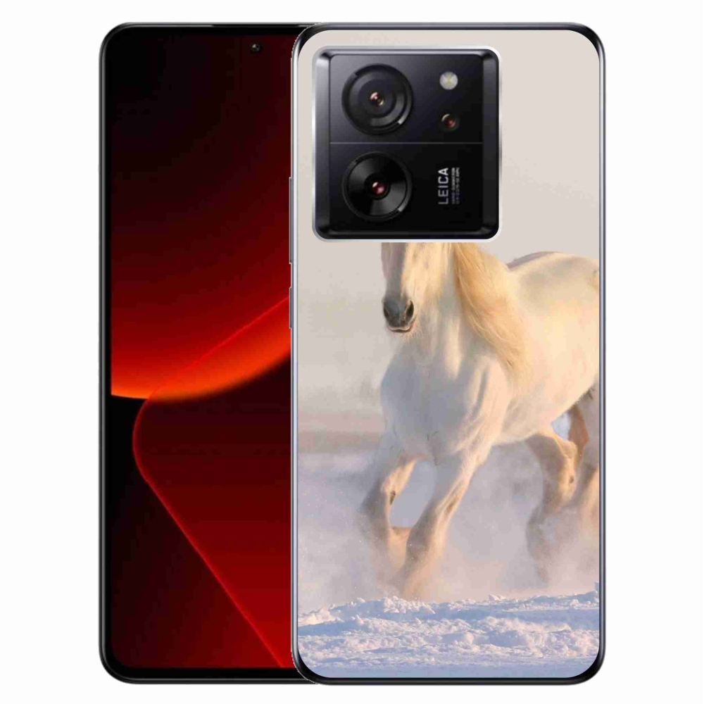 Gél tok mmCase a Xiaomi 13T/13T Pro számára - ló a hóban