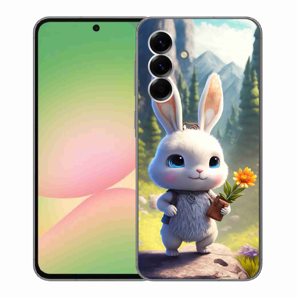 Gél borítás mmCase Samsung Galaxy A56 5G - aranyos nyuszi