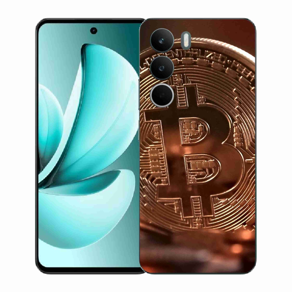 Gél borító mmCase a Realme C71 készülékhez - bitcoin