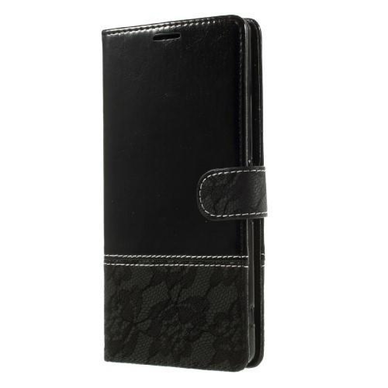 DuoColory PU bőr tok Sony Xperia XA Ultra készülékhez - fekete