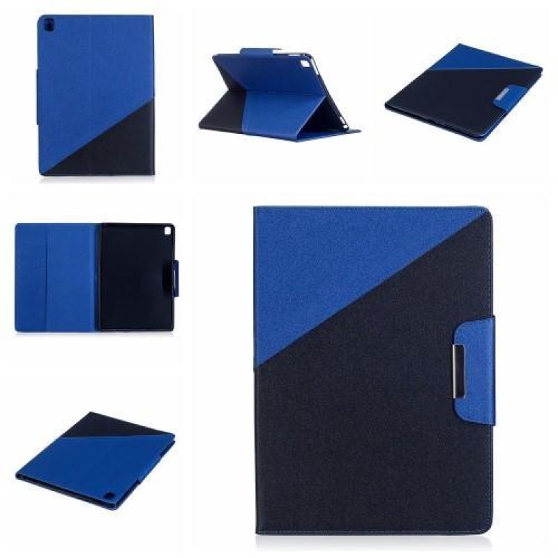 DuoColory PU bőr tok iPad Pro 9.7 készülékhez - kék