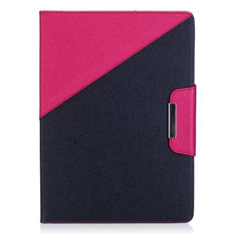 DuoColory PU bőr tok iPad Pro 9.7 készülékhez - rózsaszínű