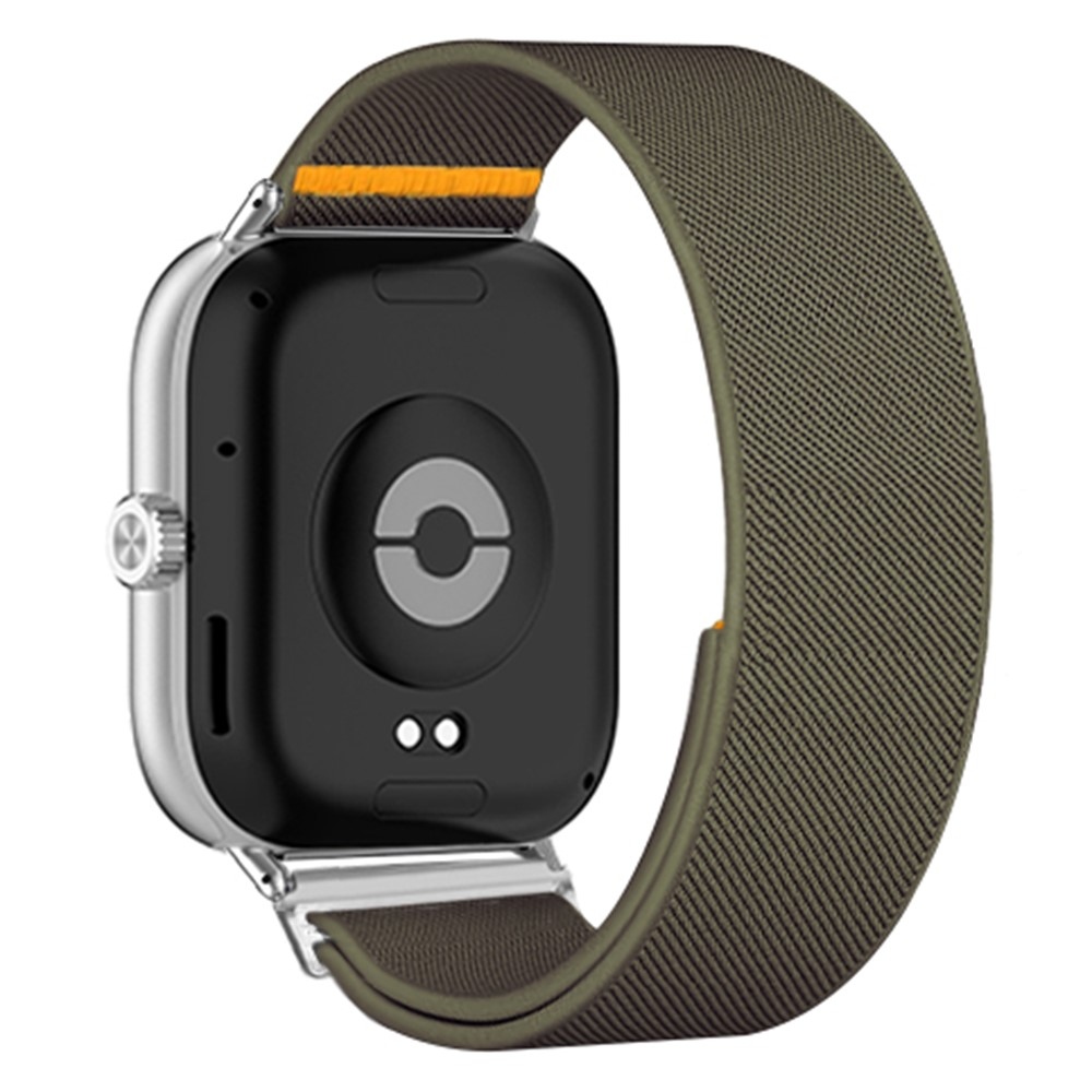 Durab nylon rugalmas karkötő a Xiaomi Smart Band 10 Pro/9 Pro/8 Pro/Redmi Watch 6/5/4 modellekhez – zöld