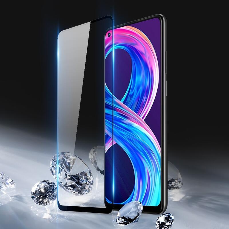 DUX teljes képernyős edzett üveg a Realme 8 4G/8 Pro készülékhez