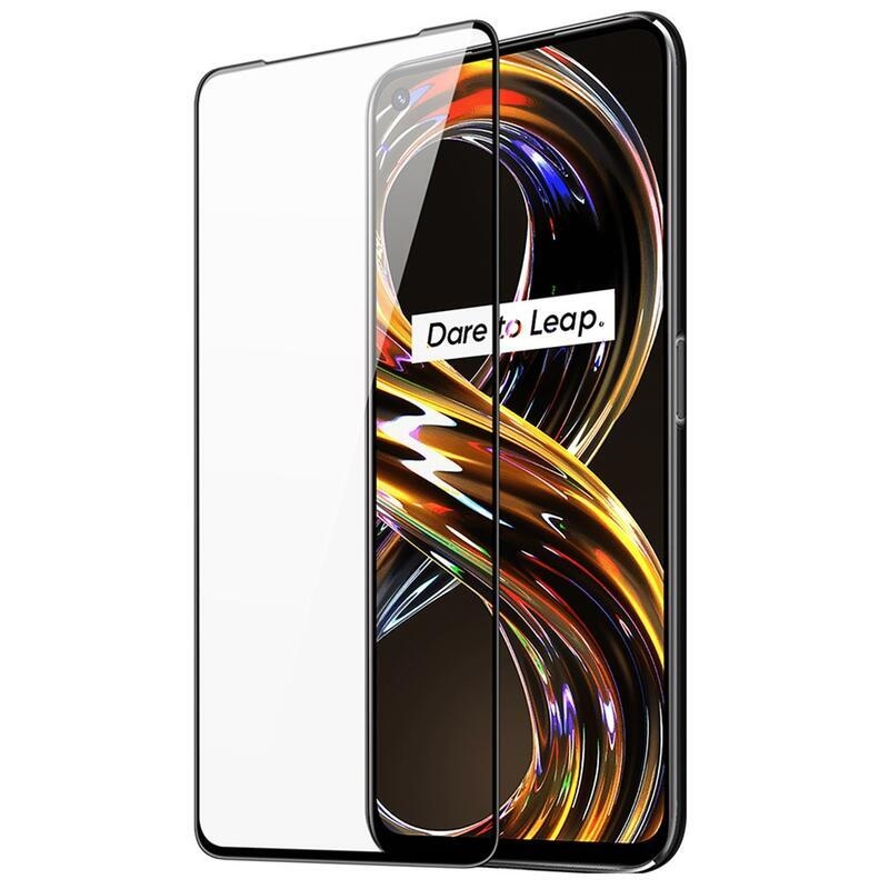 DUX teljes képernyős edzett üveg a Realme 8i készülékhez