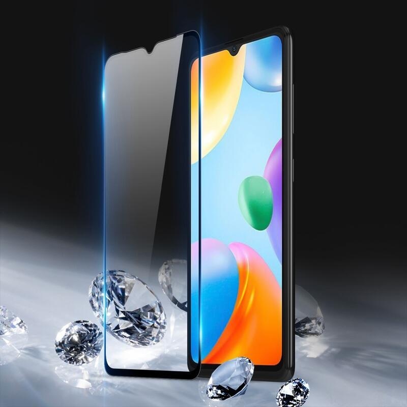 DUX teljes képernyő edzett üveg Xiaomi Redmi 10C-hez