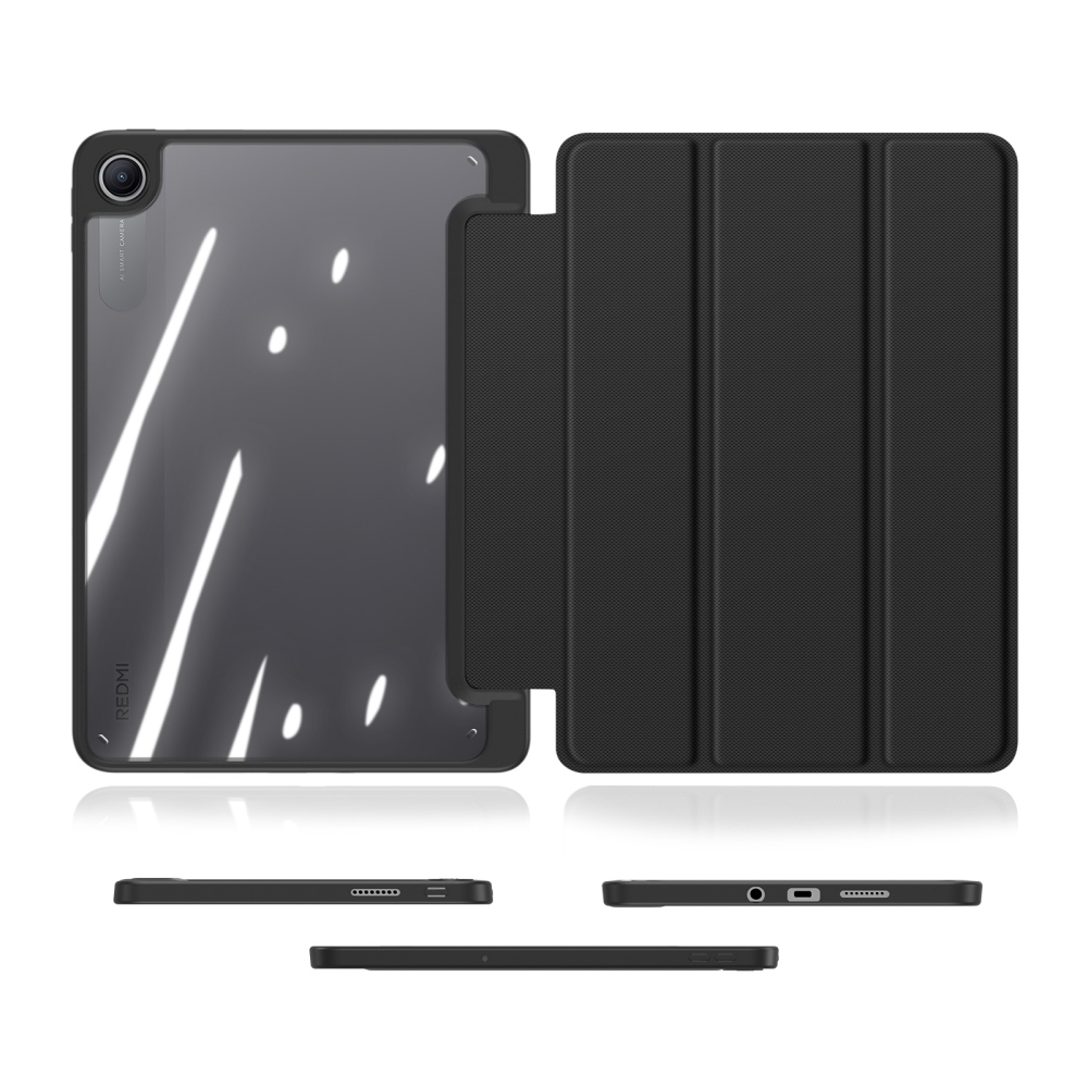 DUX intelligens, zárható tok a Xiaomi Redmi Pad 2 9,7-es táblagéphez – fekete