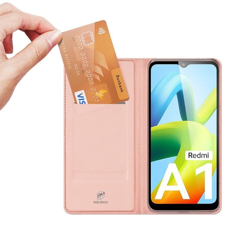 DUX elegáns mobiltáska Xiaomi Redmi A1/Redmi A2 - rózsaszínű