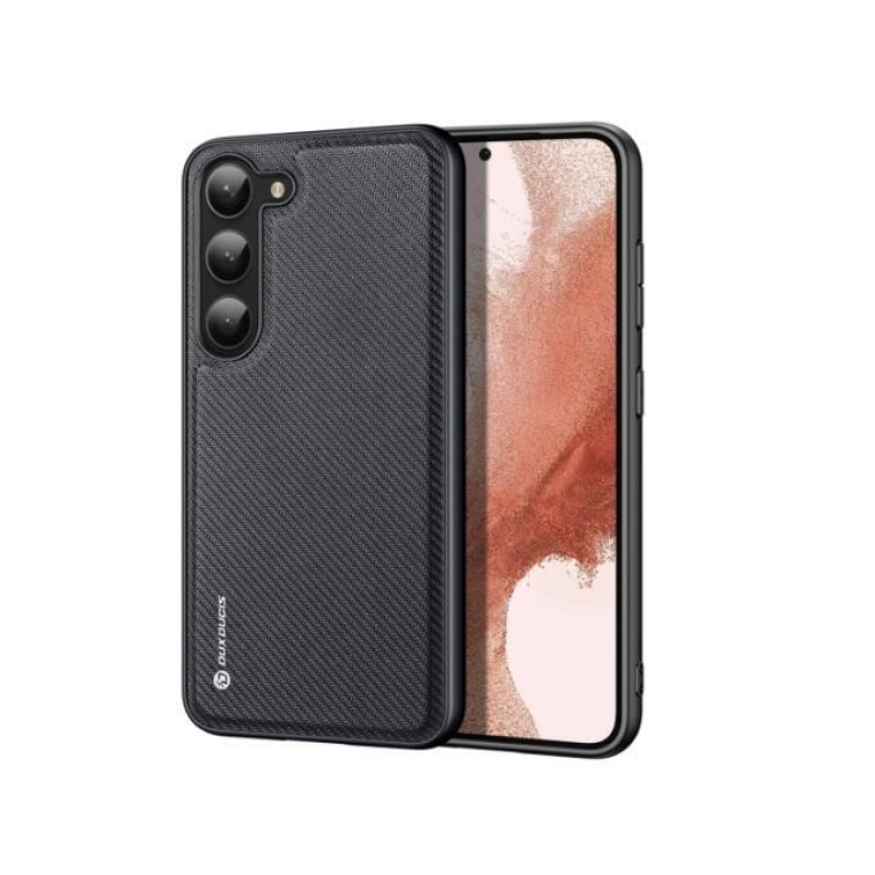 DUX Fino tartós borító Samsung Galaxy S23+ készülékhez - fekete