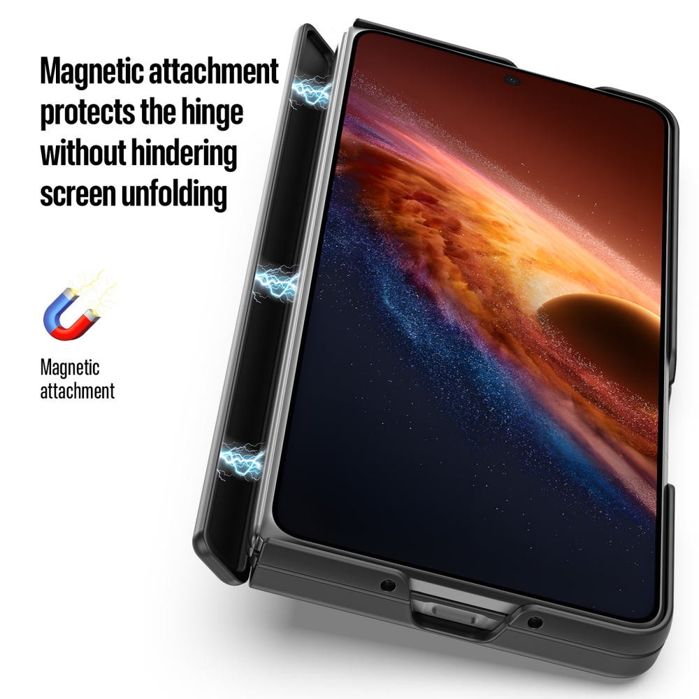 DUX gél tok merev hátlappal és MagSafe-kompatibilis, Honor Magic V6 okostelefonhoz