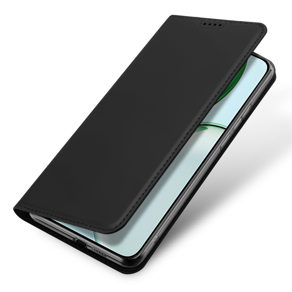 DUX könyvtáska Honor Magic 8 Lite 5G készülékhez - fekete