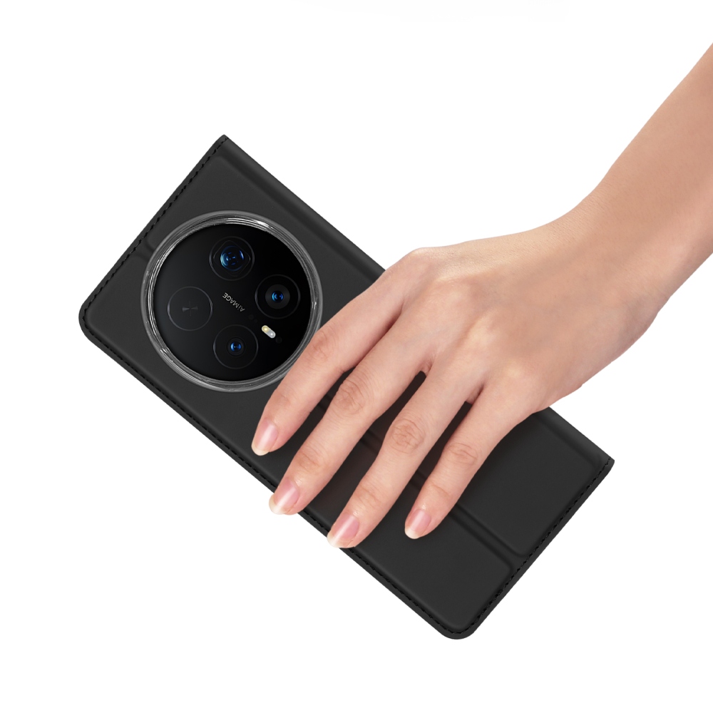 DUX könyvtáska Honor Magic 8 Pro 5G készülékhez - fekete