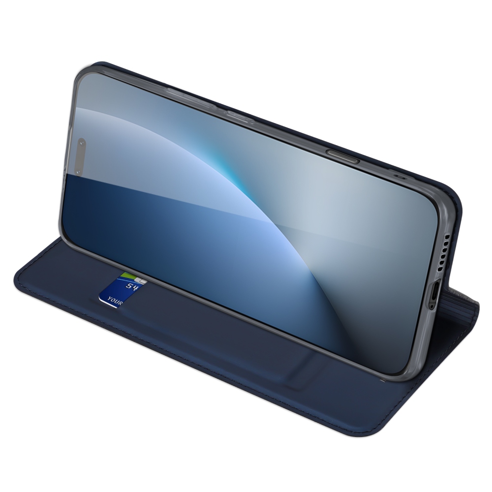 DUX könyvtáska Honor Magic 8 Pro 5G készülékhez - sötétkék
