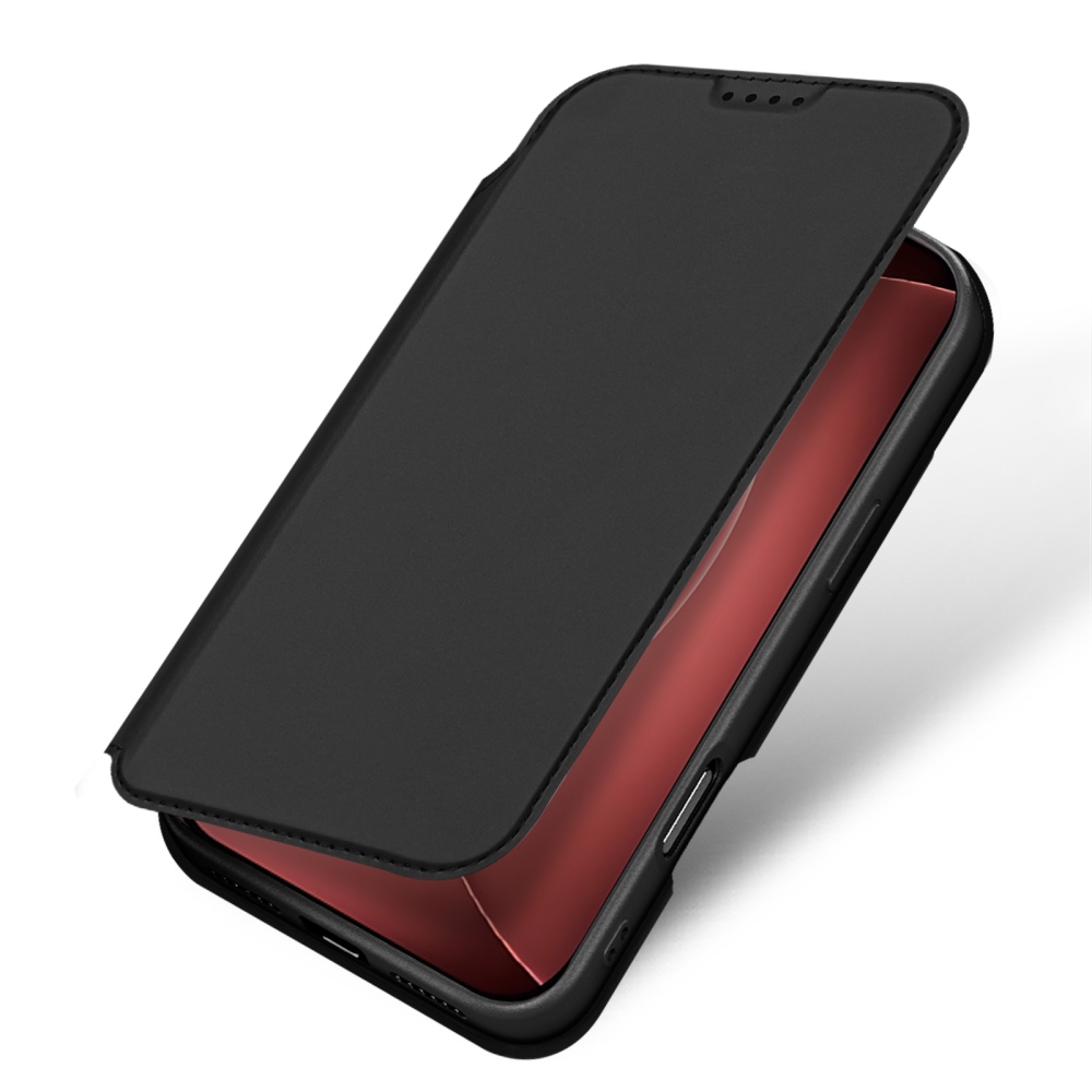 DUX könyvformájú tok iPhone 18 Pro Max/17 Pro Max készülékekhez – fekete