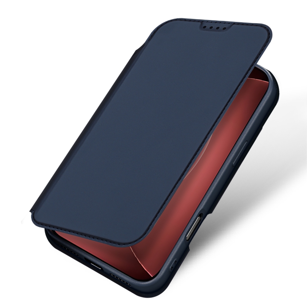 DUX könyvformájú tok iPhone 18 Pro Max/17 Pro Max-hoz – sötétkék