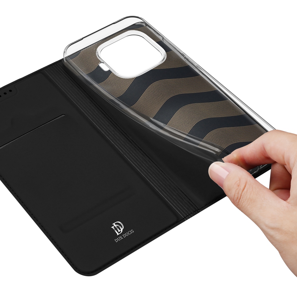 DUX könyvtáska Xiaomi 17T-hez - fekete